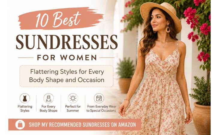 Sundresses for women, featuring flattering summer dress styles for every body shape and special occasion