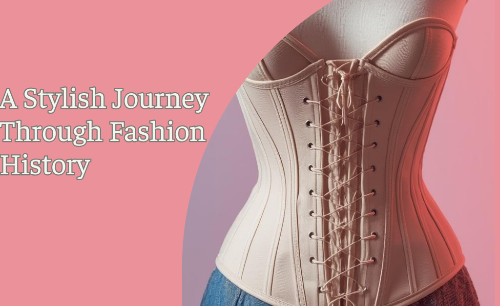 Modern corset for women on mannequin with stylish outfit, showing body shaping and fashionable styling.