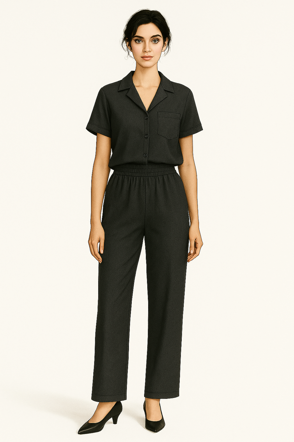 Forest Green Jumpsuit Pattern