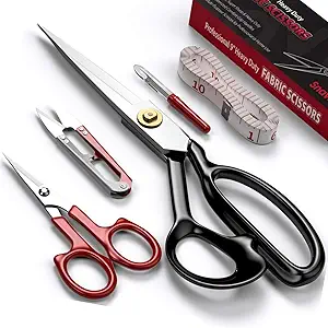 fabric scissors kit professional tailoring shears and tools