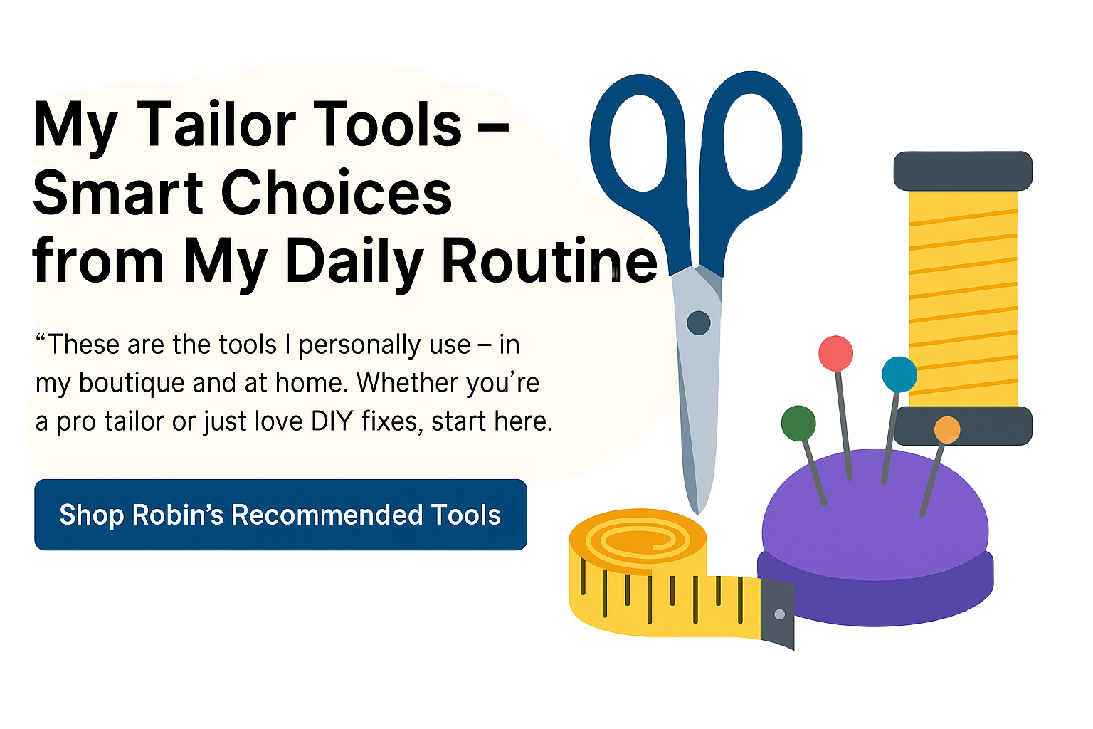 Tailor's Toolbox – Smart Choices for Every Stitch