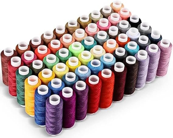color polyester sewing thread kit 250 yard spools embroidery