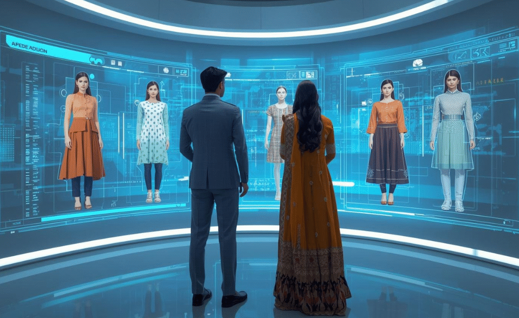 Virtual fitting experience with best online tailoring services 2025 – AI-powered fashion technology for men and wome