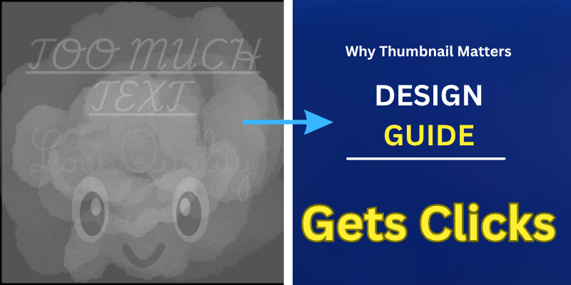 Fiverr gig thumbnail showing comparison between poor design and clean design that gets more clicks
