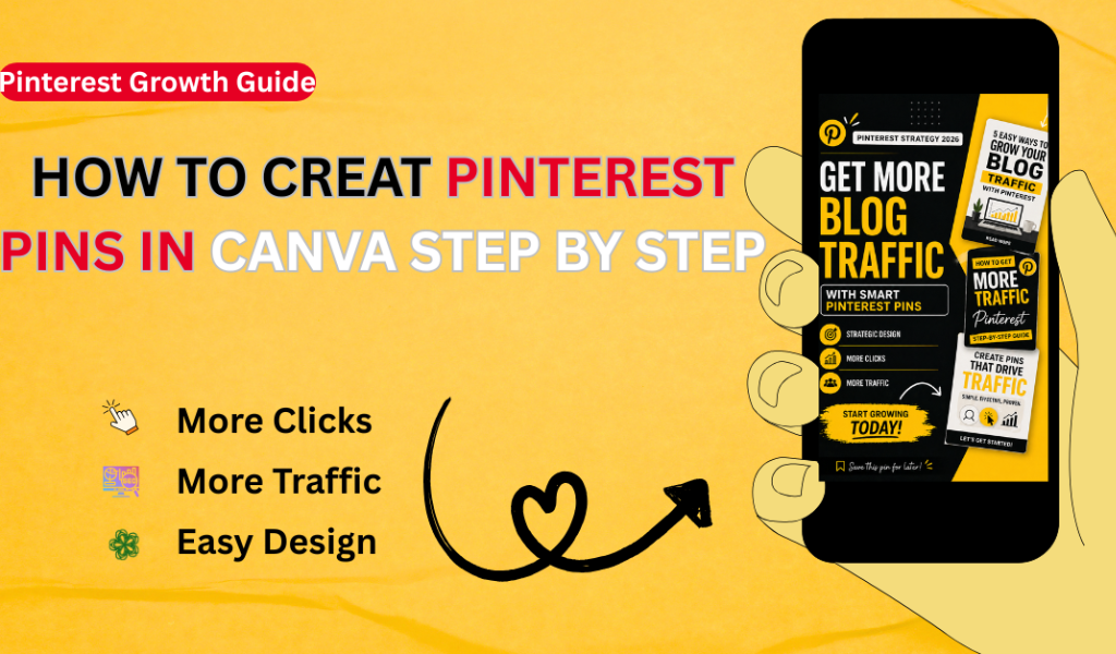 how to create pinterest pins in canva step by step tutorial for beginners