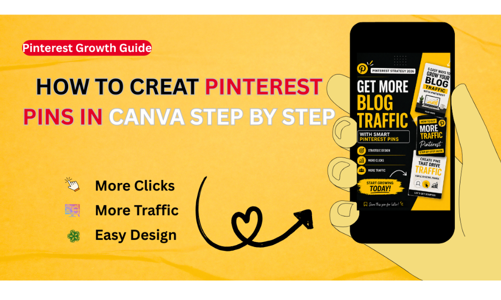 how to create pinterest pins in canva step by step tutorial for beginners